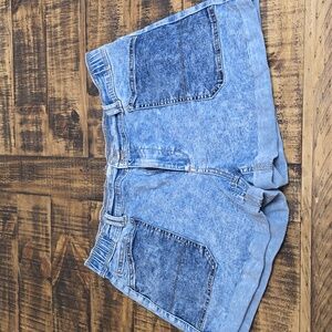 Womens time and tru blue denim shorts size 16